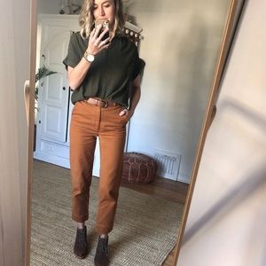 Madewell tapered trousers